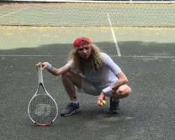 She is fond of playing tennis in her leisure time and likes to spend her time playing and keeping herself fit.